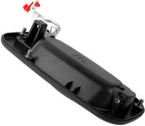 JADODE Black Door Handle Outside Exterior Rear Driver Side Left for Chevy GMC Cadillac