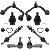 JADODE 4WD Front 8PCS Upper Control Arm Ball Joint Kit For Ford F-150 Lincoln Mark LT