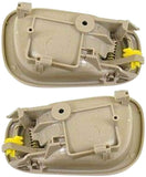 JADODE Tan Beige Inside Door Handle Handel For Toyota Corolla Chevrolet Prizm Set of 4