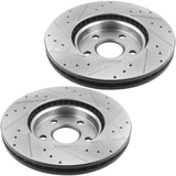 JADODE Rear Black E-Coating Brake Rotors & Ceramic Pads For Charger 300 Dodge Magnum