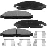 JADODE 4Pcs Front Ceramic Brake Pads fits for 2004 2005 2006 2007 2008 Colorado Canyon