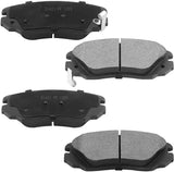 JADODE Front Drilled Rotors + Brake Pads for Chevy Equinox Malibul Impala GMC Terrain