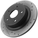 JADODE Rear Rotors + Brake Pads for Chevy Cobalt Malibu HHR G5 G6 Aura Ion Brakes Drill