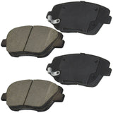 JADODE Front Brake Rotors & Ceramic Brake Pads Drill Slot For 2011-2014 Hyundai Sonata