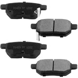 JADODE 4X Rear Brake Pads for Lexus CT200H Toyota Corolla Matrix Prius Prime Pontiac