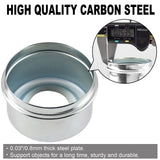Trailer Axle Dust Cap Cup Grease Cover 1.98" Hub with Extra 2 Rubber Plugs,Trailer Axle Wheel Hub and Bearing Dust Cap for Most 2000 to 3500 Pound Axles Dexter