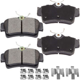 JADODE Rear Ceramic Brake Pads for - 1994-2000 2001 2002 2003 2004 Ford Mustang GT Base