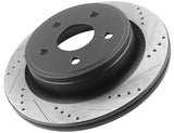 JADODE Rear (2) Brake Rotors + (4) Ceramic Pads for 2002 2003 - 2018 Dodge Ram 1500