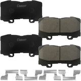 JADODE Front Ceramic Brake Pads Kit for 2015 2016 2017-2020 Chevy Colorado Gmc Canyon