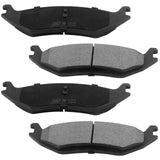 JADODE Rear Ceramic Brake Pads w/Hardware for Dodge Durango Ram 1500 5 Lug Models