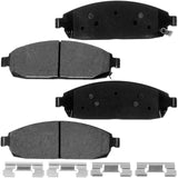 JADODE Front Ceramic Brake Pads for 2005 2006 2007 2008 - 2010 Commander Grand Cherokee