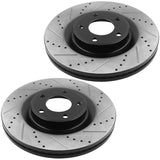 JADODE Front Brake Rotors + Brake Pads for Ford Edge Lincoln MKX AWD Brakes Rotor & Pad