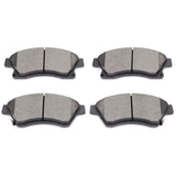 JADODE Rear Ceramic Brake Pads w/Hardware for 2003 2004 2005 2006 Jeep Liberty Wrangler