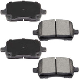JADODE 4PCS Front Ceramic Brake Pads For Chevy Cobalt, Malibu, Pontiac G5, G6, Solstice