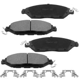JADODE Front Ceramic Brake Pad w/Hardware for 2013-2019 Nissan Pathfinder Infiniti QX60