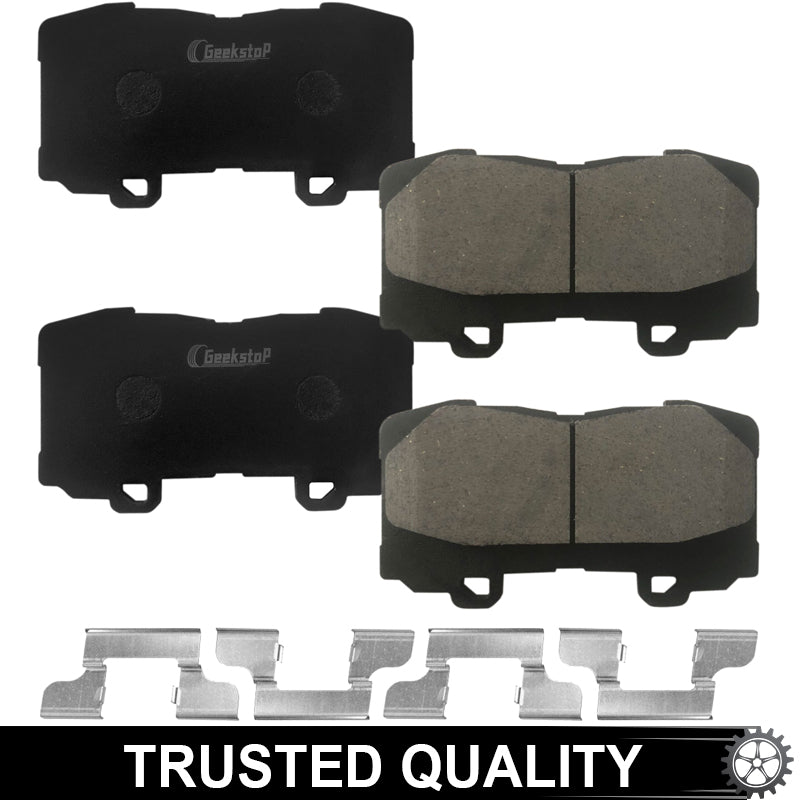 JADODE Front Ceramic Brake Pads Kit for 2015 2016 2017-2020 Chevy Colorado Gmc Canyon
