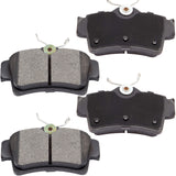 JADODE Rear Ceramic Brake Pads for - 1994-2000 2001 2002 2003 2004 Ford Mustang GT Base