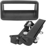 JADODE Black Tailgate Handle & Bezel for Chevy GMC CK 1500 2500 3500 Pickup Truck