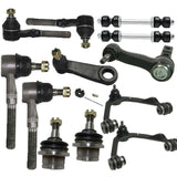 JADODE For Ford F-150 F-250 Expedition 4x4 Upper Control Arm Ball Joint Tierod 12pc Kit