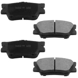 JADODE 4X Rear Ceramic Brake Pads for 2008-2012 Toyota Avalon 2007-2011 2012-2016 Camry