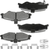 JADODE Rear Ceramic Disc Brake Pads for 1998 1999 - 2002 Chevy Camaro Pontiac Firebird