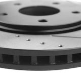 JADODE 330mm Rear Drilled Brake Rotors + Brake Pads for Chevy Silverado 1500 GMC Yukon