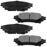 JADODE Rear Brake Rotors and Brake pads For Toyota Highlander Sienna Lexus RX350 RX450H