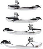 JADODE For Chrysler 300 300C Dodge Magnum Charger Outside Door Handle Chrome 4 Piece