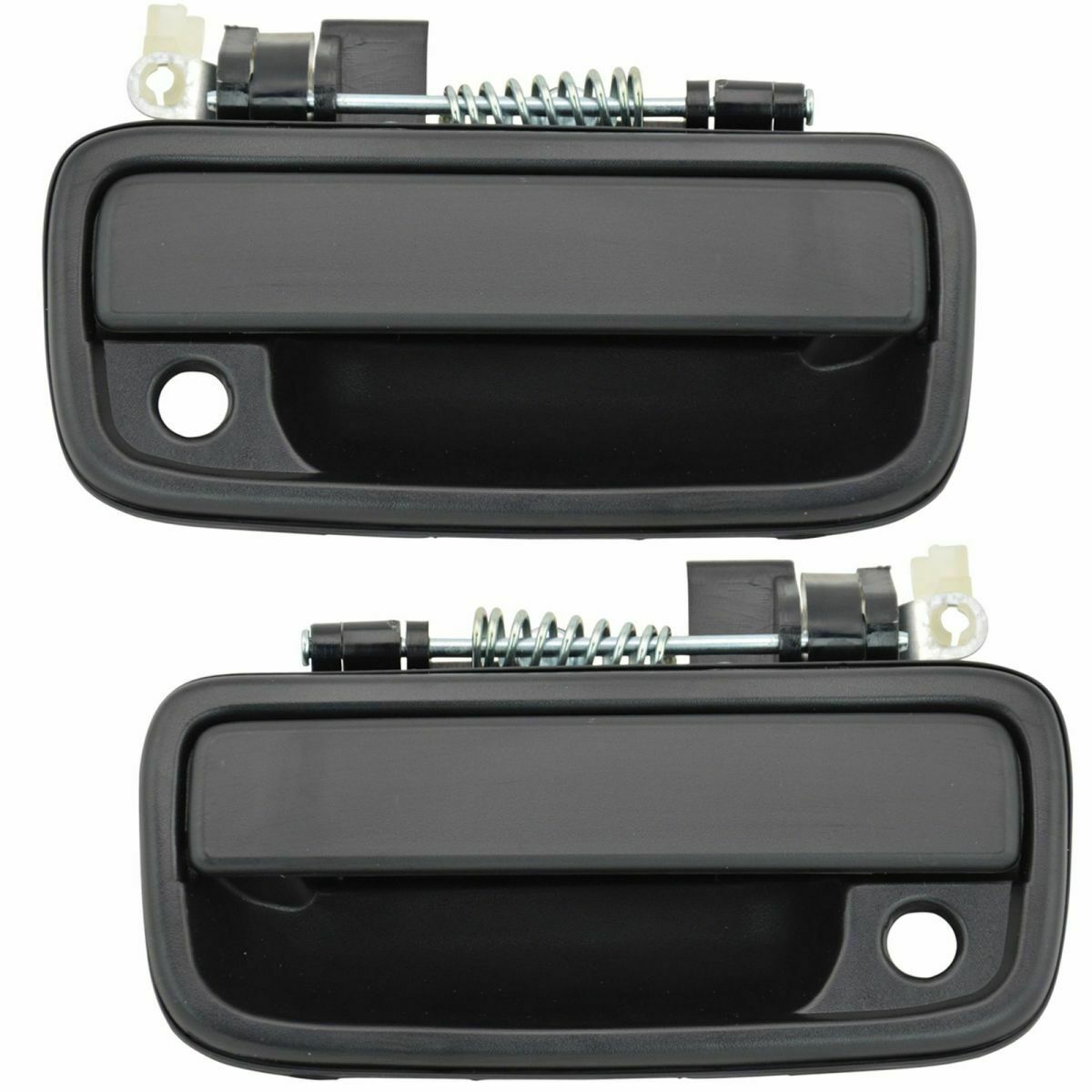JADODE Pair Door Handle For Toyota Tacoma 95-04 Front Outside Black 69220 69210 35020