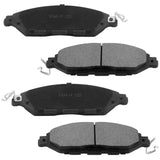 JADODE Front Ceramic Brake Pad w/Hardware for 2013-2019 Nissan Pathfinder Infiniti QX60