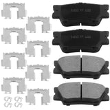 JADODE 4X Rear Ceramic Brake Pads for 2008-2012 Toyota Avalon 2007-2011 2012-2016 Camry