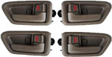 JADODE For Inside Door Handle Front Rear Left Right Set of 4 97 98 99 01 Toyota Camry