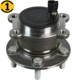 JADODE FWD Rear Wheel Hub & Bearing for Ford C-Max Escape 15-19 Lincoln MKC 5 Lug