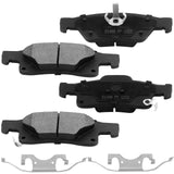 JADODE Rear Ceramic Brake Pads For 2011 - 2018 Dodge Durango, Jeep Grand Cherokee
