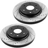 JADODE Front Brake Rotors and Brake Pads for Buick Enclave Chevy Traverse GMC Acadia