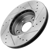 JADODE Front Brake Rotors & Ceramic Brake Pads Drill Slot For 2011-2014 Hyundai Sonata