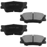 JADODE REAR Drilled Brake Rotors + Brake Pads for Toyota Rav4 Lexus HS250H Brakes Pads