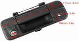 JADODE 69090-0C050 Tailgate Rear Door Handle for 2007-13 TUNDRA w/ Backup Camera Black