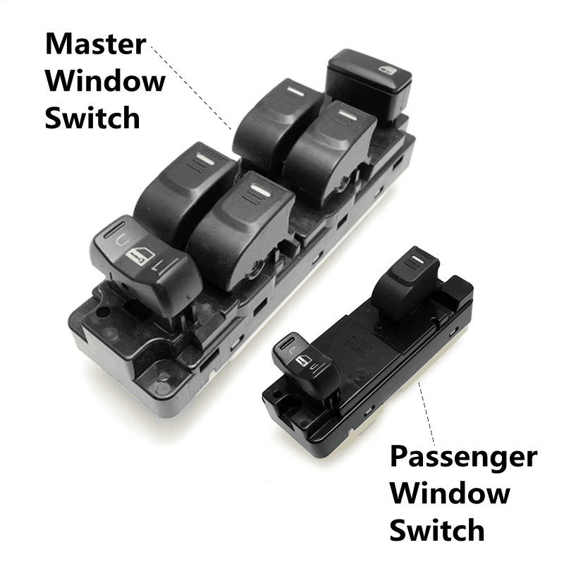 JADODE Power Window Switch Driver Side for 2004-2011 2012 GMC Canyon Chevrolet 25779767
