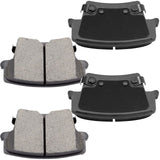 JADODE Rear Ceramic Brake Pads for Chrysler 300 Dodge Challenger Charger Avenger Magnum