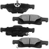 JADODE Rear Ceramic Brake Pads For 2011 - 2018 Dodge Durango, Jeep Grand Cherokee