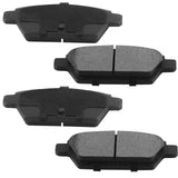 JADODE REAR Disc Brake Rotors & Ceramic Pads for 2004 - 2008 Grand Prix LaCrosse Allure